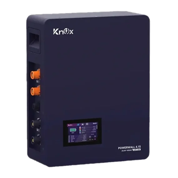 Knox Powerwall 4.15 2.56kWh Lithium-ion Battery - 25.6V 100Ah IP54